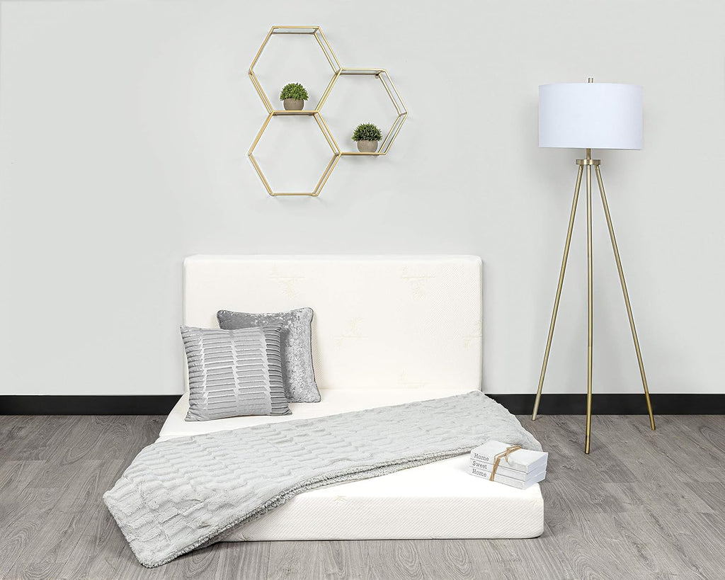Twin XL Tri Folding Memory Foam Mattress with Washable Cover X2269