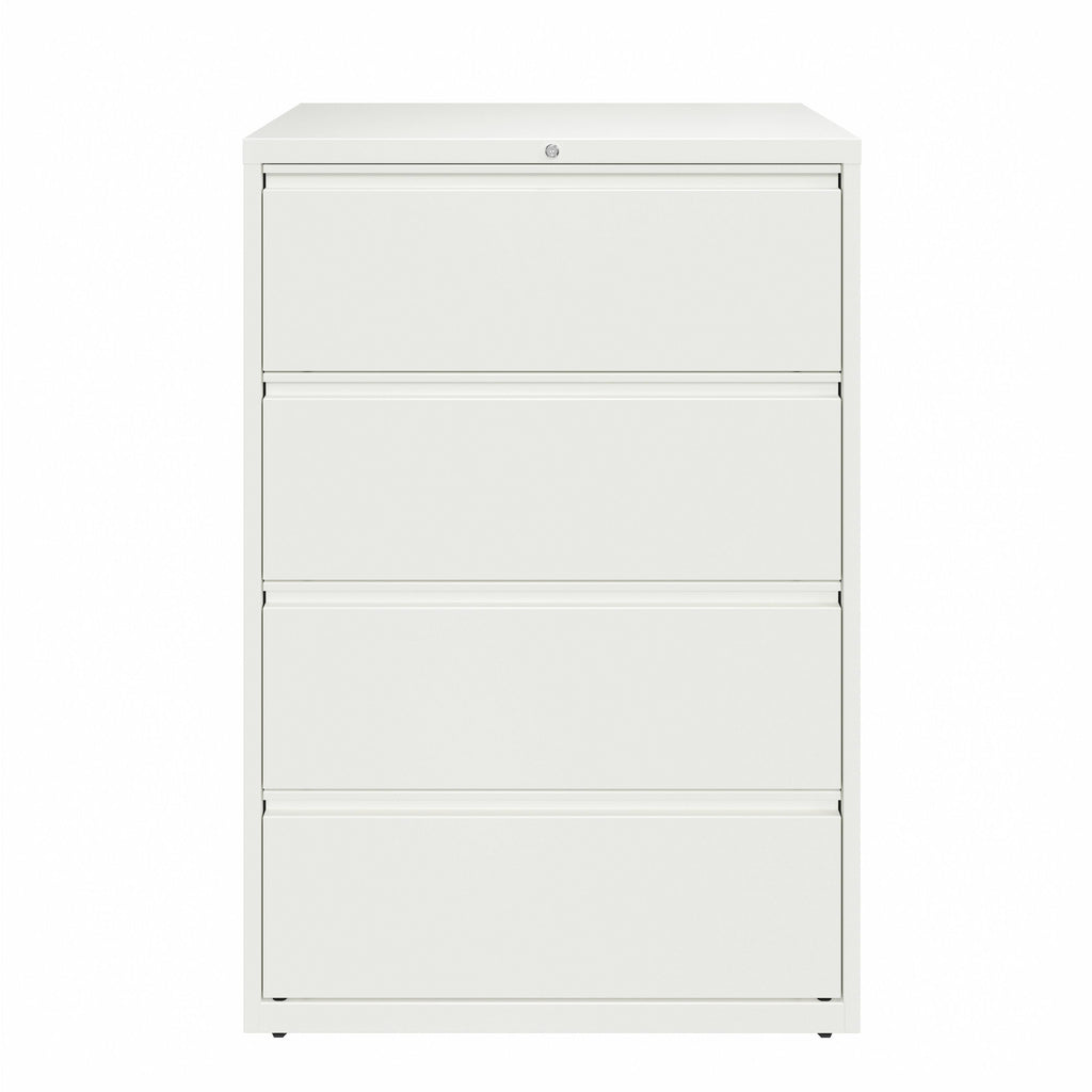 White 4-Drawer Lateral File Cabinet V162429