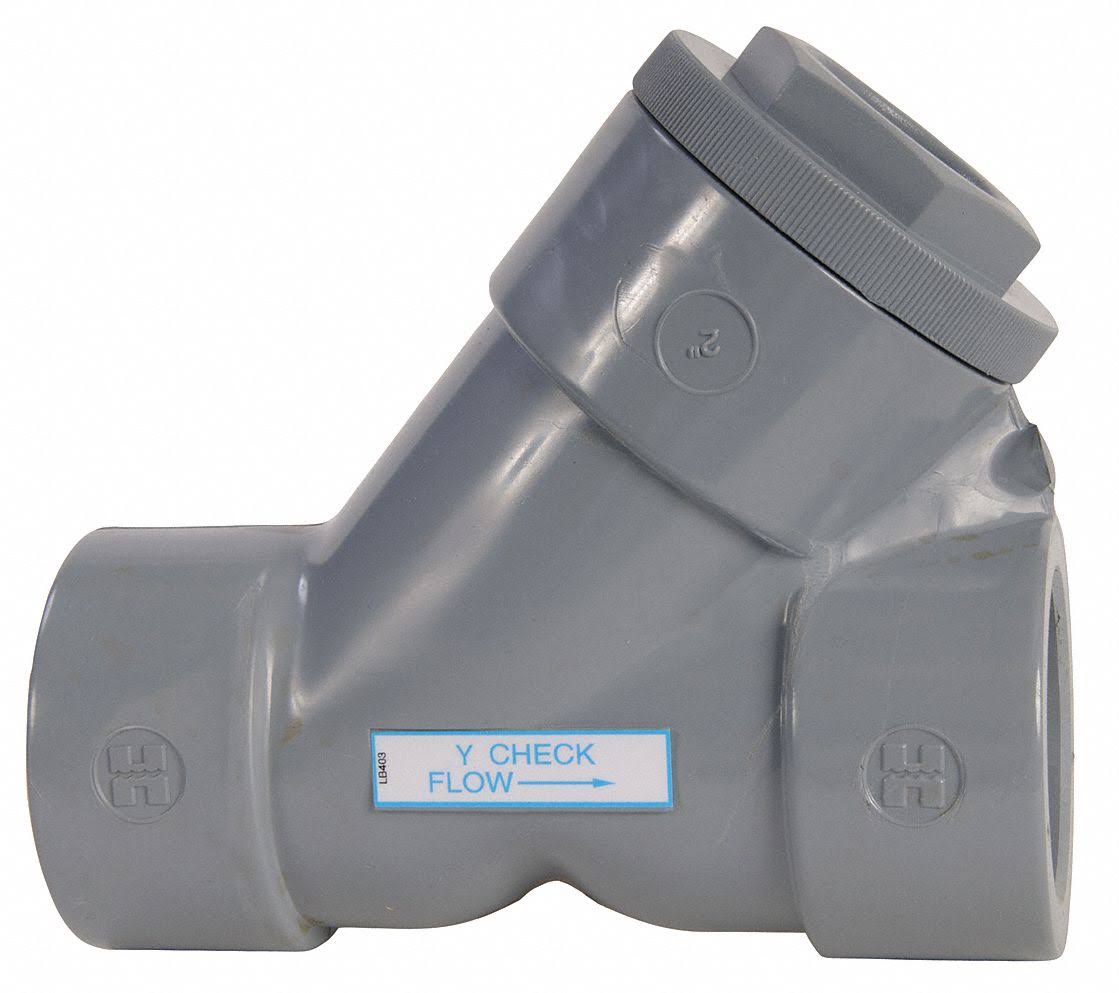 1-1/4x22 Flanged PVC Y Check Valve A80754