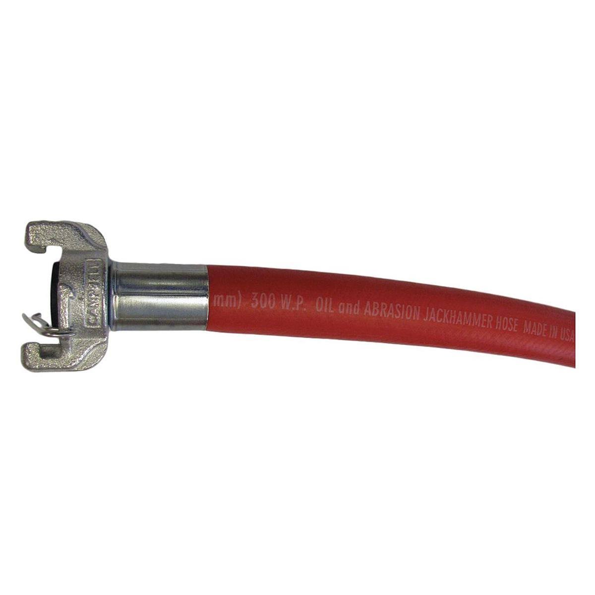 3/4x22 x 50 ft EPDM Coupled Air Hose 300 PSI Red A159677