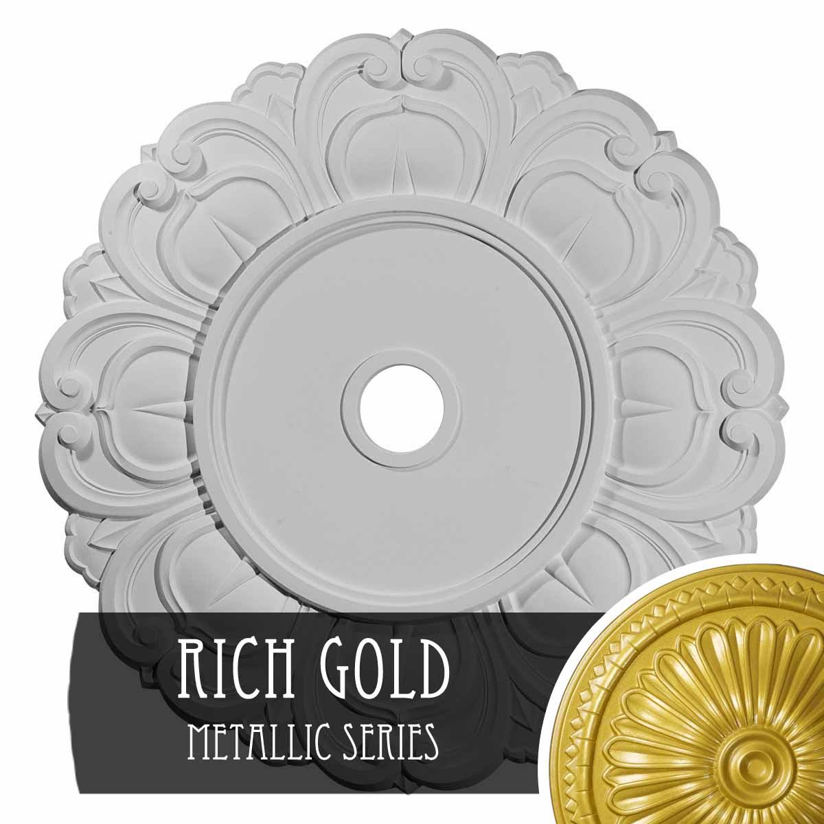 Angel Ceiling Medallion (Rich Gold) S570808