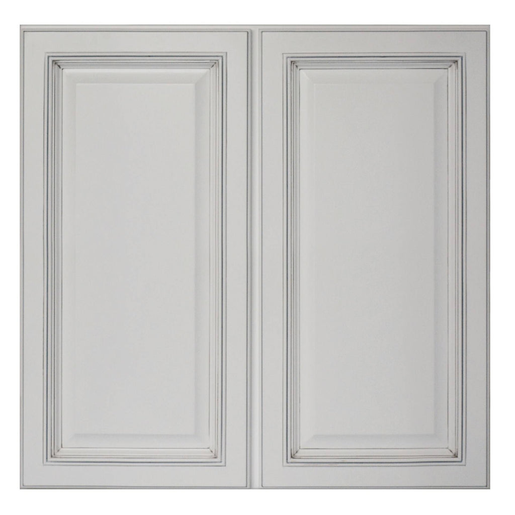 White Double Door Wall Cabinet Z397