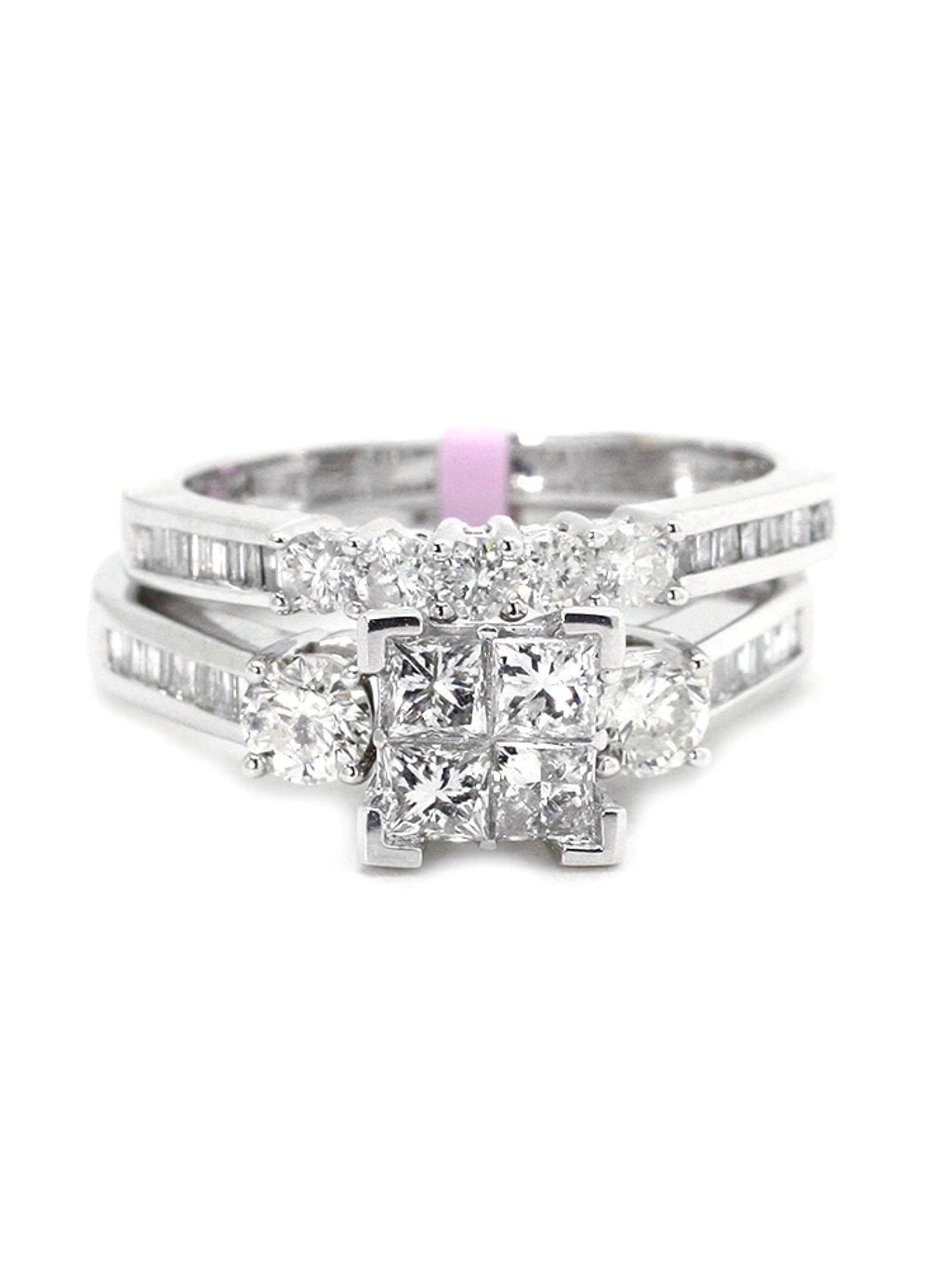 Princess Cut Diamond Engagement Ring B670