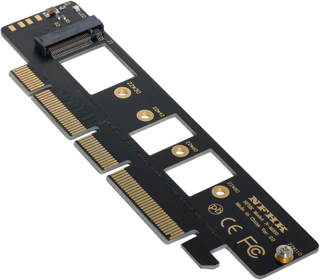 NGFF M.2 M-Key NVME AHCI SSD to PCI-E 3.0 16x 4X Adapter Y641