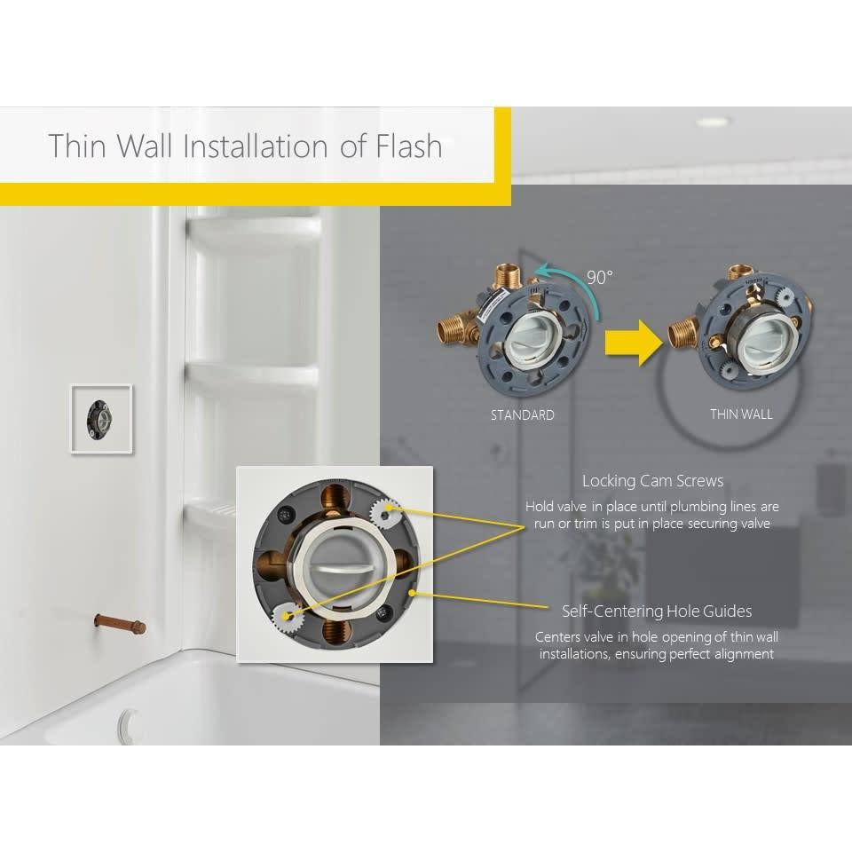 Chrome Shower Only Trim Kit with Cartridge G16598