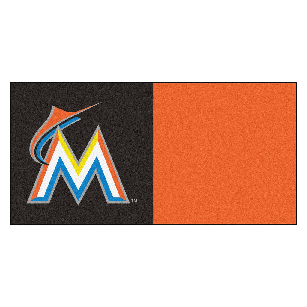 Miami Marlins Carpet Tiles F242368