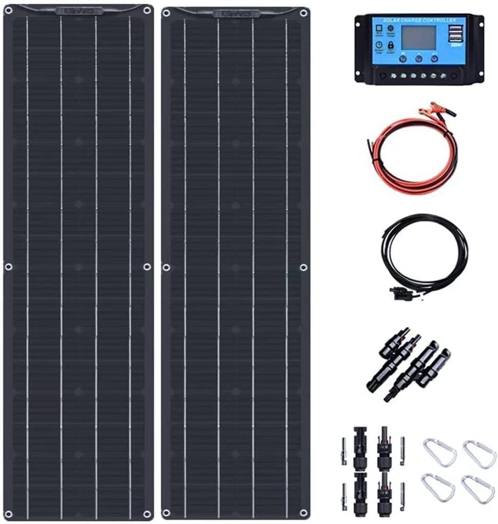 Flexible Monocrystalline Solar Panel Kit 4 X 200W with 40A Controller A884
