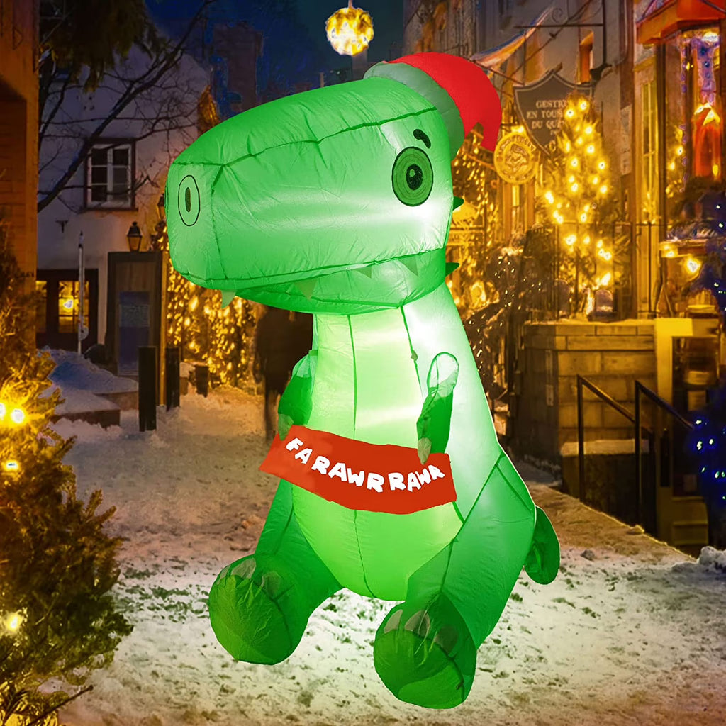 Outdoor Dinosaur Christmas Yard Inflatable K552940