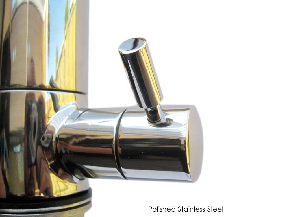 Solid Polished Stainless Steel Kitchen Faucet with Built in Water Dispenser P846