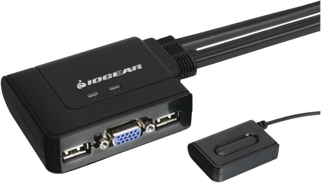 2-Port HDMI KVM Switch with Cables and Audio, Black F68764