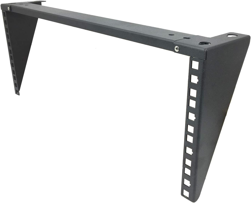 2U Light-Loading Foldable 19 Inches Cold Rolled Steel Vertical Wall Mount Rack P87587