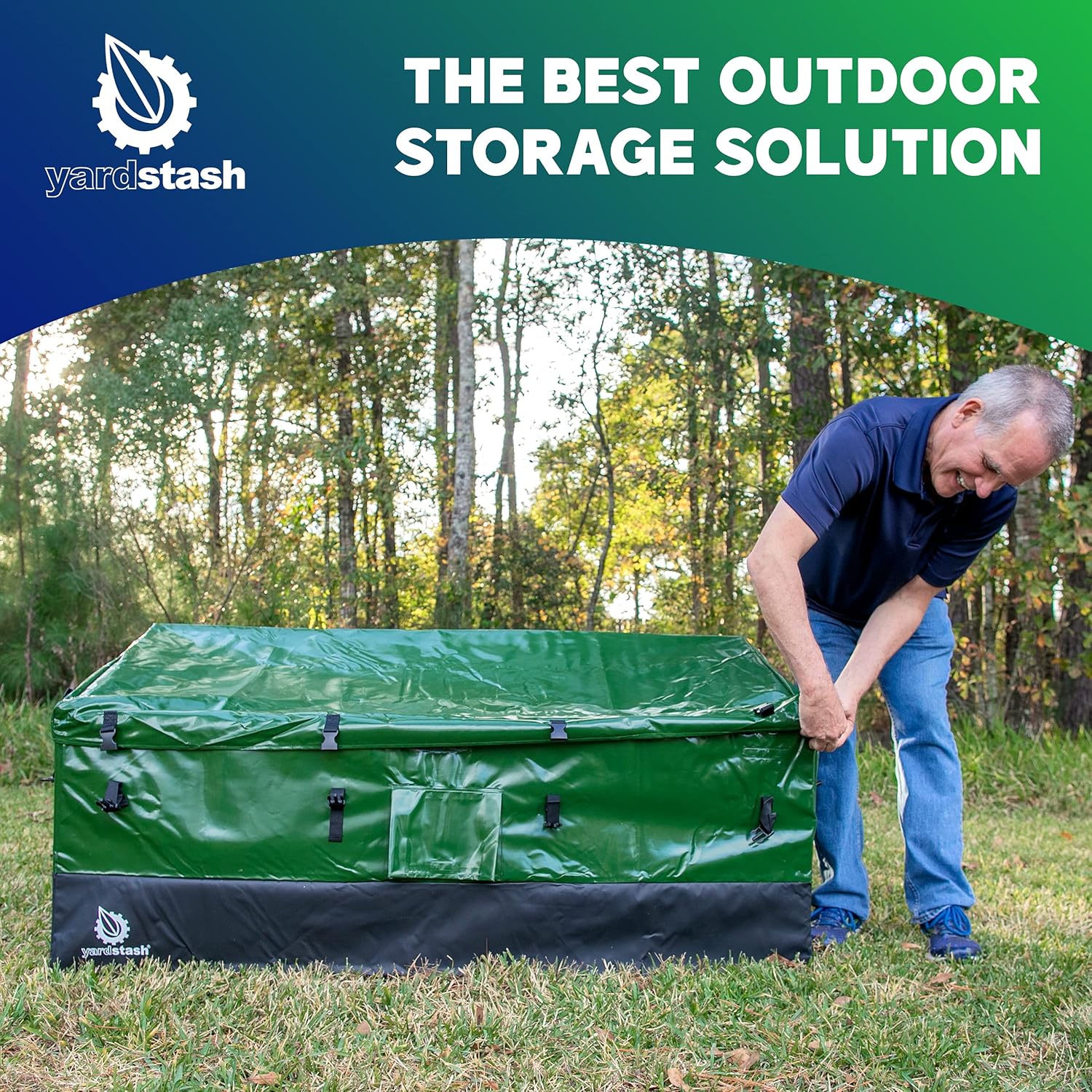 Green Waterproof Outdoor Storage Box T342605