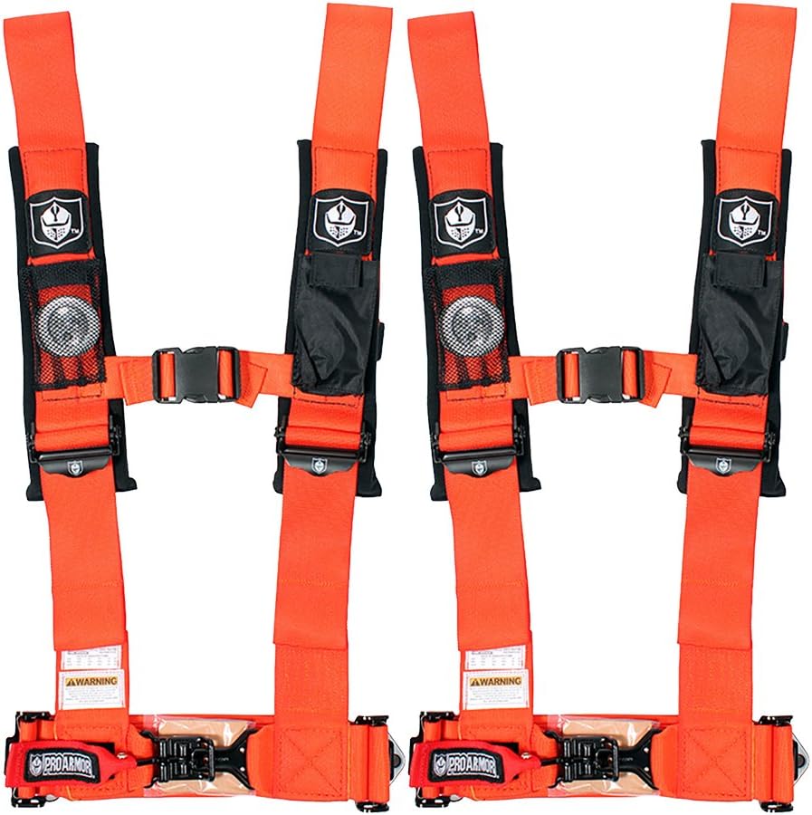 Red 4-Point Harness 3" Straps, 2 Pack G9584