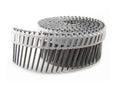 Round Head Hot Dip Galvanized Ring Shank Plastic Collated Coil Nails I46126
