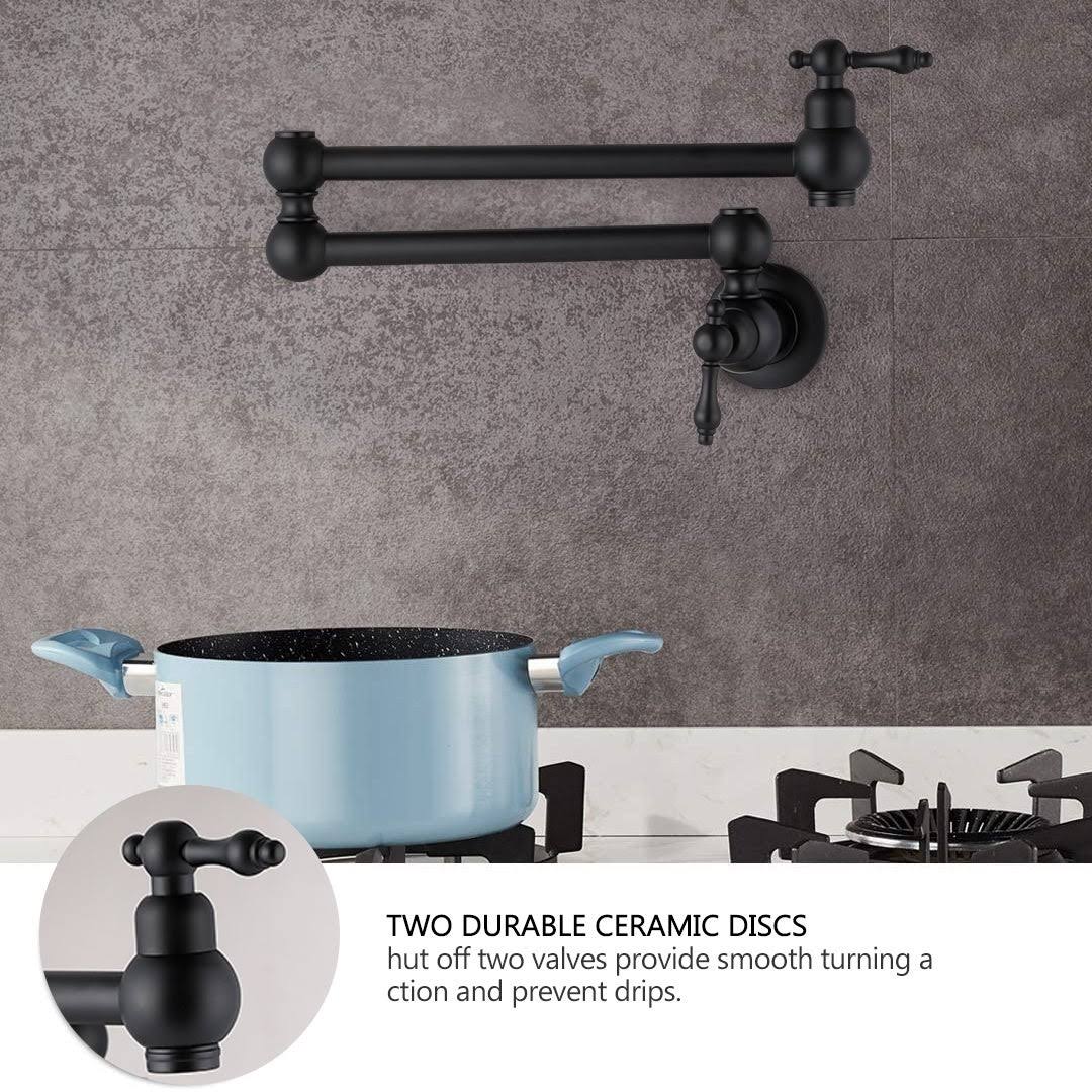 Blue Wall Mount Pot Filler Faucet K20903
