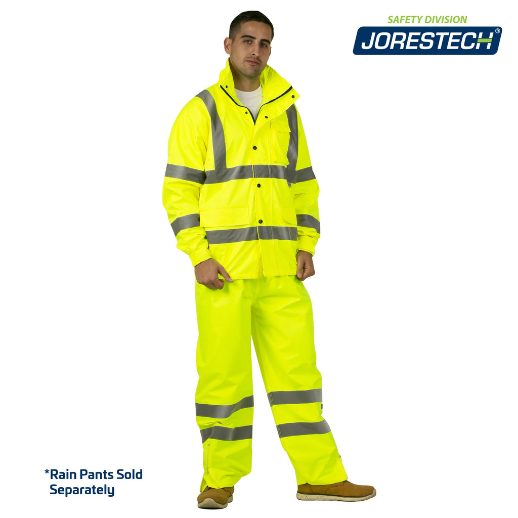 Hi-Vis Safety Rain Jacket N797