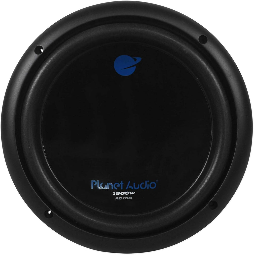 10 Inch 3000 Watt 4 Ohm Dual Voice Coil Car Audio Subwoofers, Black, Pair B83250
