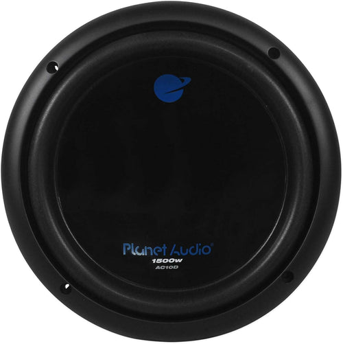 10 Inch 3000 Watt 4 Ohm Dual Voice Coil Car Audio Subwoofers, Black, Pair B83250