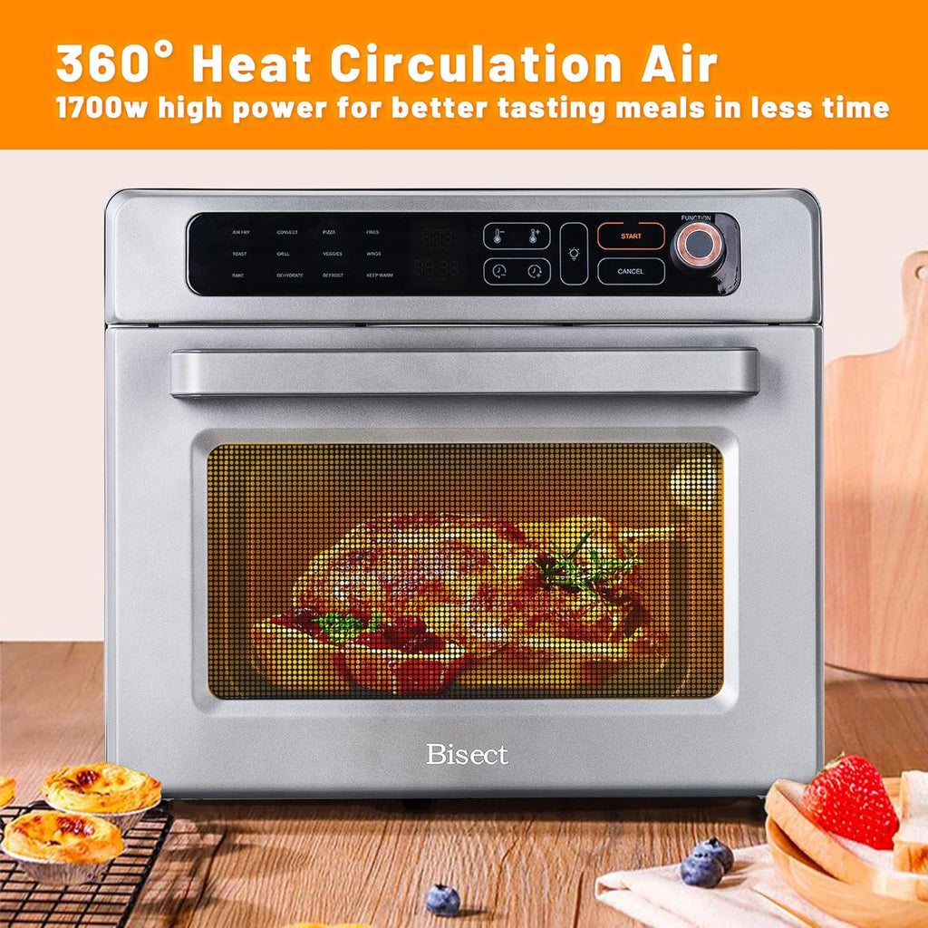 12-in-1 25QT Stainless Steel Air Fryer Toaster Oven L495001