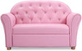 Pink PU Leather Armrest Chair Sofa P810675