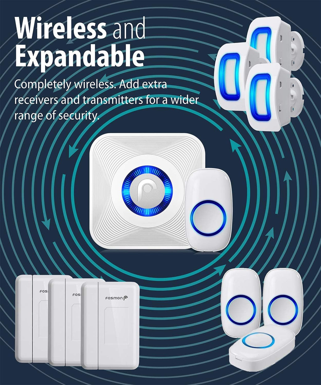 Wireless Home Security Driveway Alarm with Motion Sensor Y902262