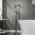 Chrome Freestanding Tub Faucet with Hand Shower E4707