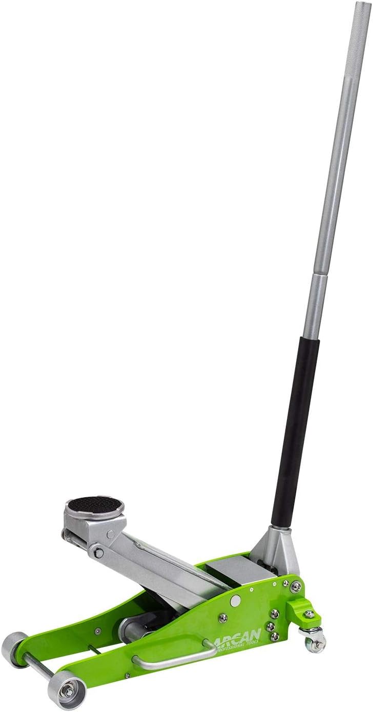 3-Ton Quick Rise Aluminum Floor Jack with Dual Pump Pistons A6914