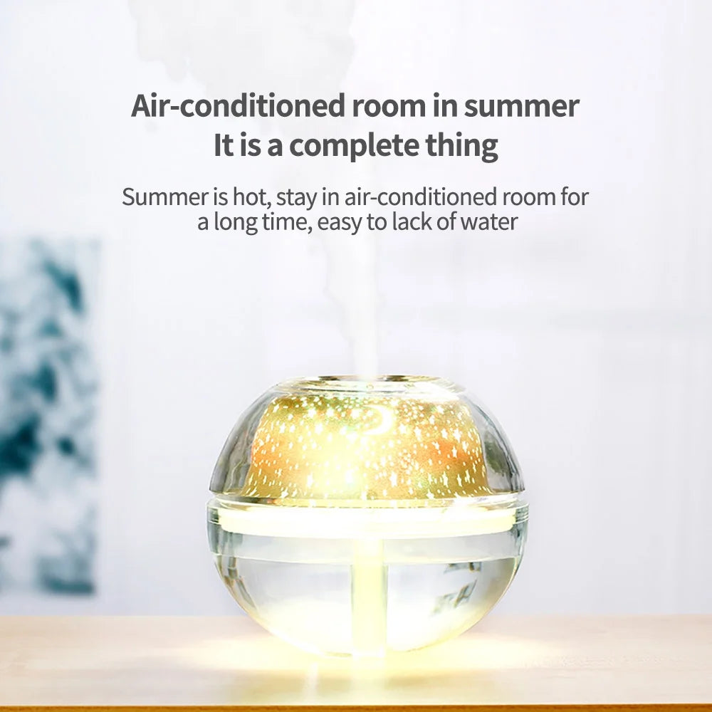 500ml USB Mini Air Humidifier With Night Light F4076