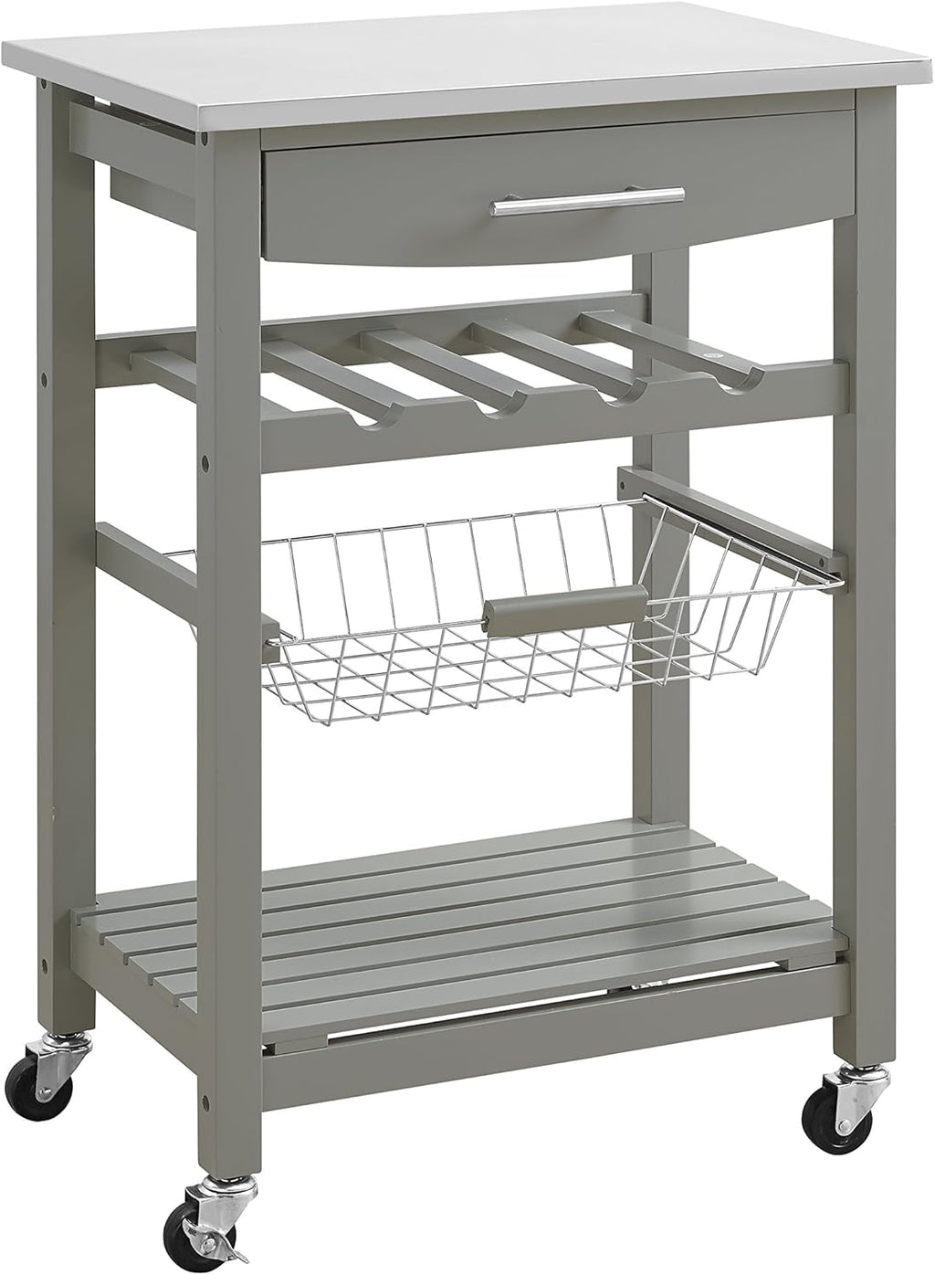 Gray Kitchen Cart J314876