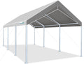 10’x20’ Galvanized Car Canopy Shelter with 4 Reinforced Steel Cables A865294