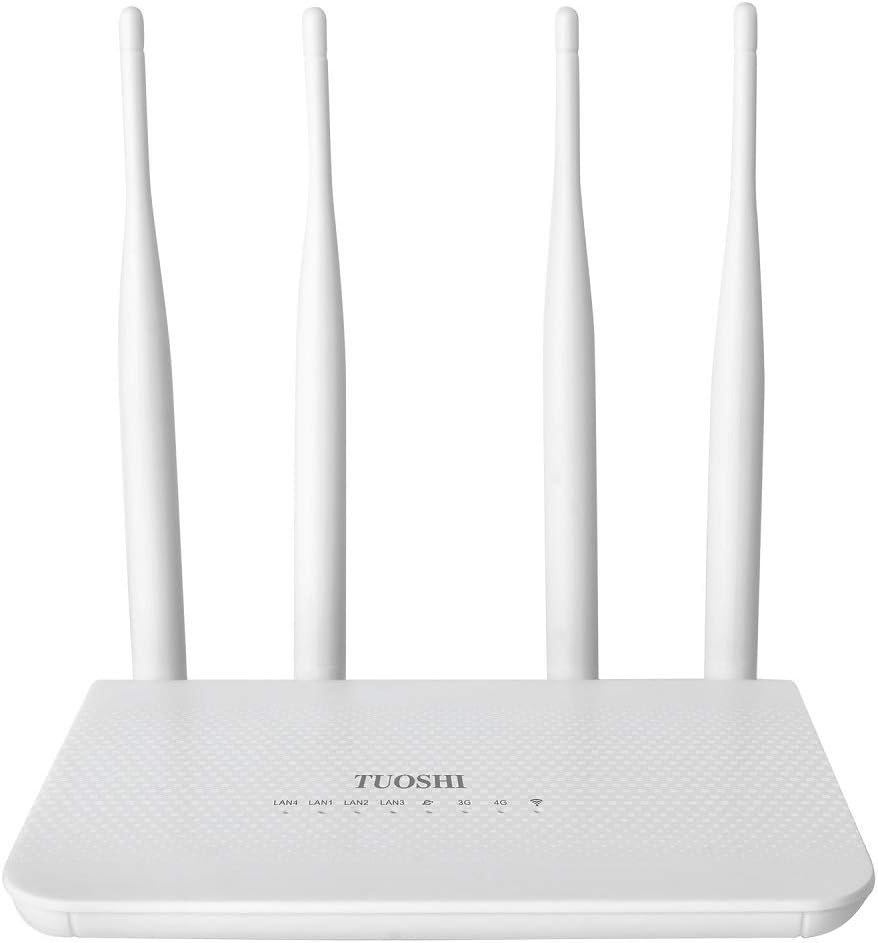 Unlocked 4G LTE Router with SIM Card Slot Wireless WiFi CPE Mobile Hotspot Z5206