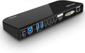 USB 3.0 and USB C Universal Laptop Docking Station Dual Monitor with HDMI & DVI/VGA with Gigabit Ethernet, 6 USB Ports, Audio H981719
