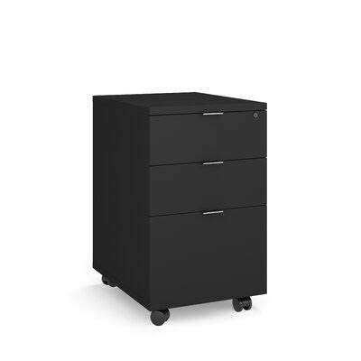 Black 3-Drawer Vertical Filing Cabinet V52979
