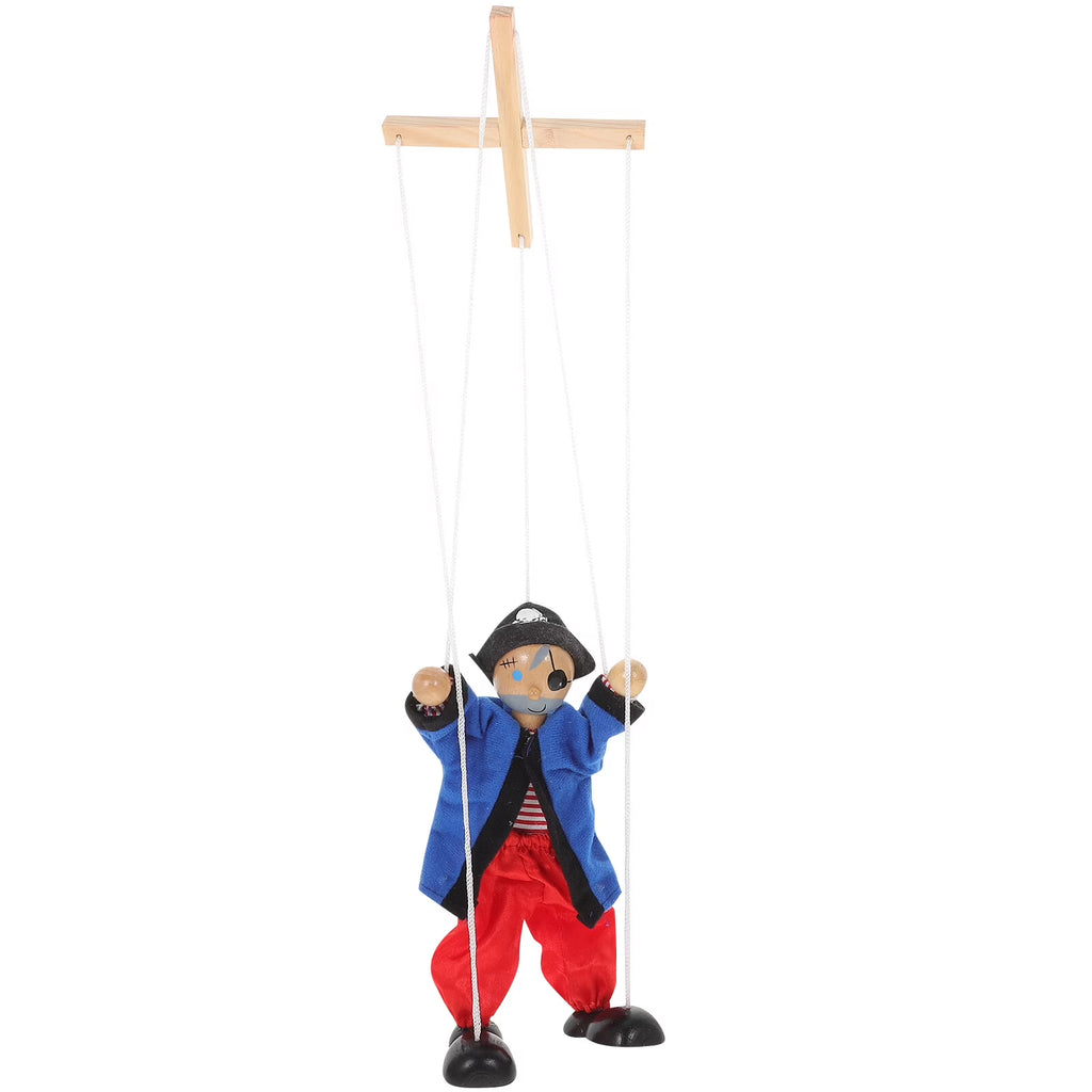 Wooden Pirate Marionette Puppet C782578