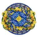 Blue & Yellow Round Polyester Placemat (Set of 2) Y998097