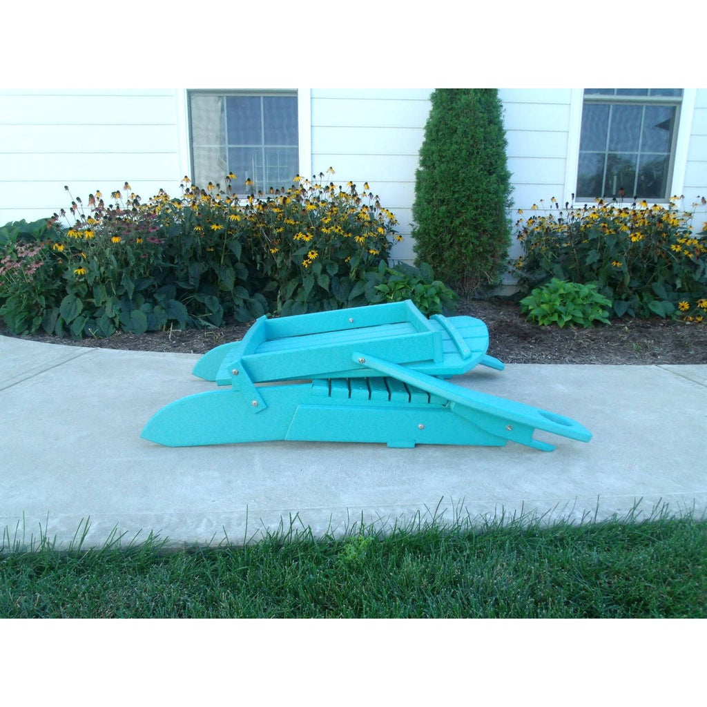 Weathered Wood Poly Adirondack Chair B5714