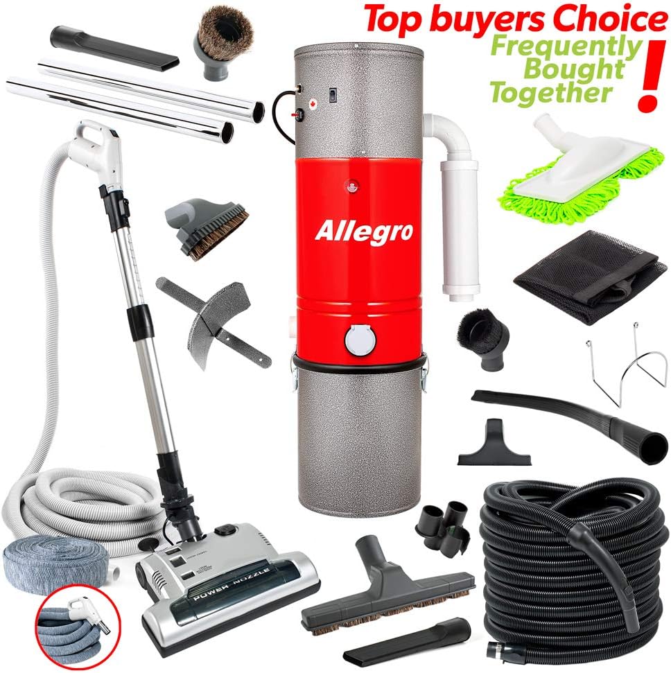 Central Vacuum 3-Inlet Installation Kit with 80 feet of Pipe H307876