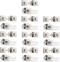 7 Pack Satin Nickel Square Reversible Passage Door Lever V409314