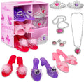 Princess Dress Up Set with Shoes, Crown & Jewelry S588