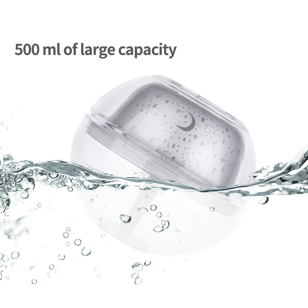 500ml USB Mini Air Humidifier With Night Light F4076