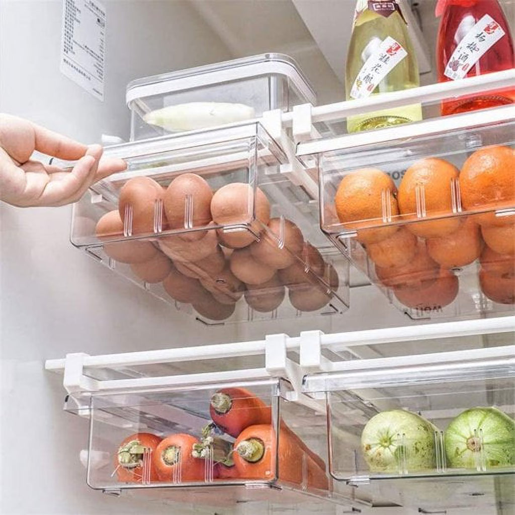 Fridge Drawer Organizer with Handle Storage Box G237