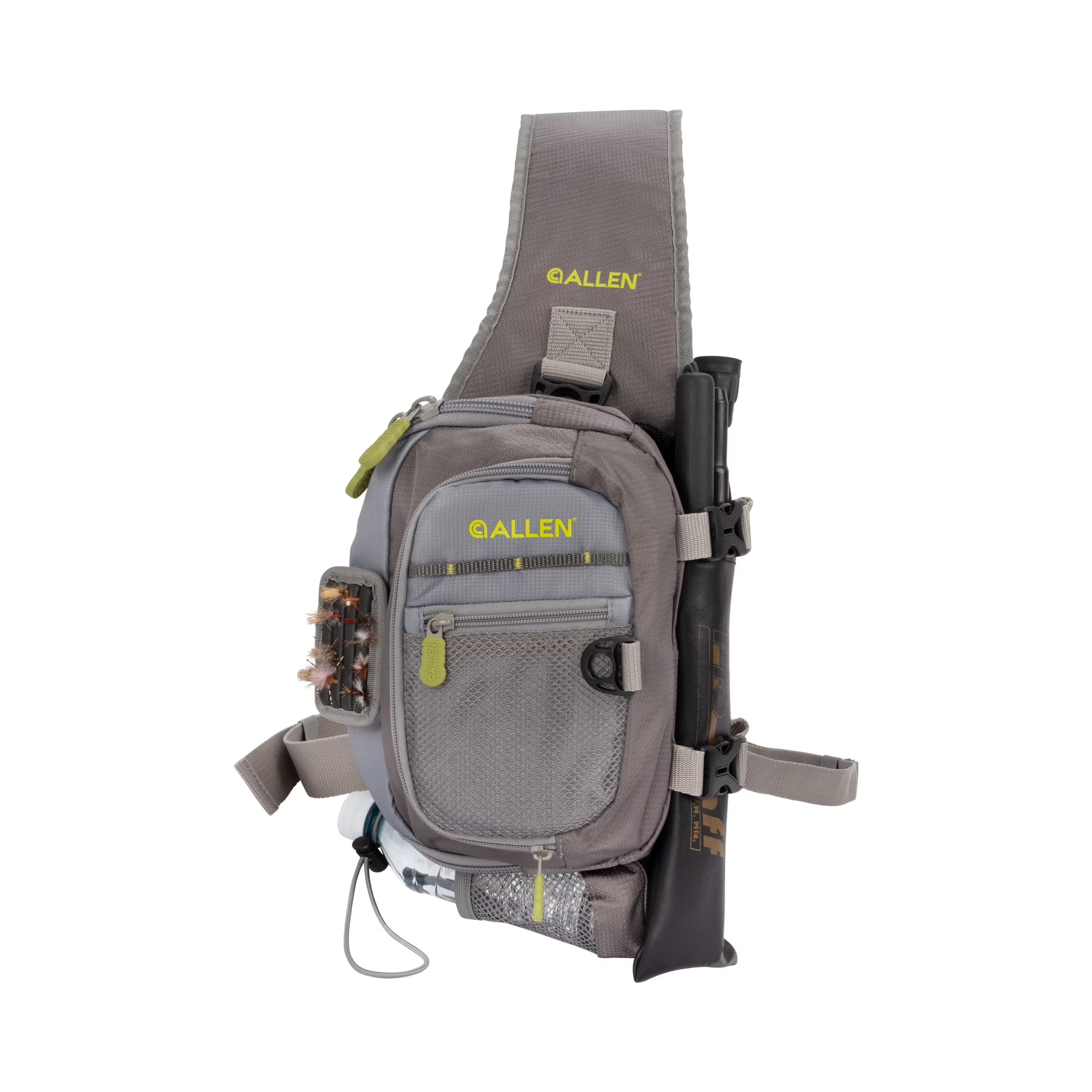 Gray/Lime Fly Fishing Sling Pack U1830