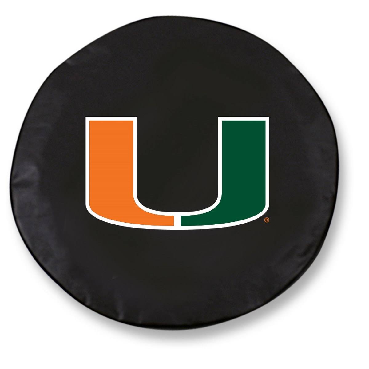 Black Vinyl Fitted Spare Car Tire Cover Y3562