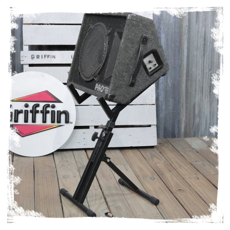 Low Profile Adjustable Guitar Combo Amplifier Stand F91898