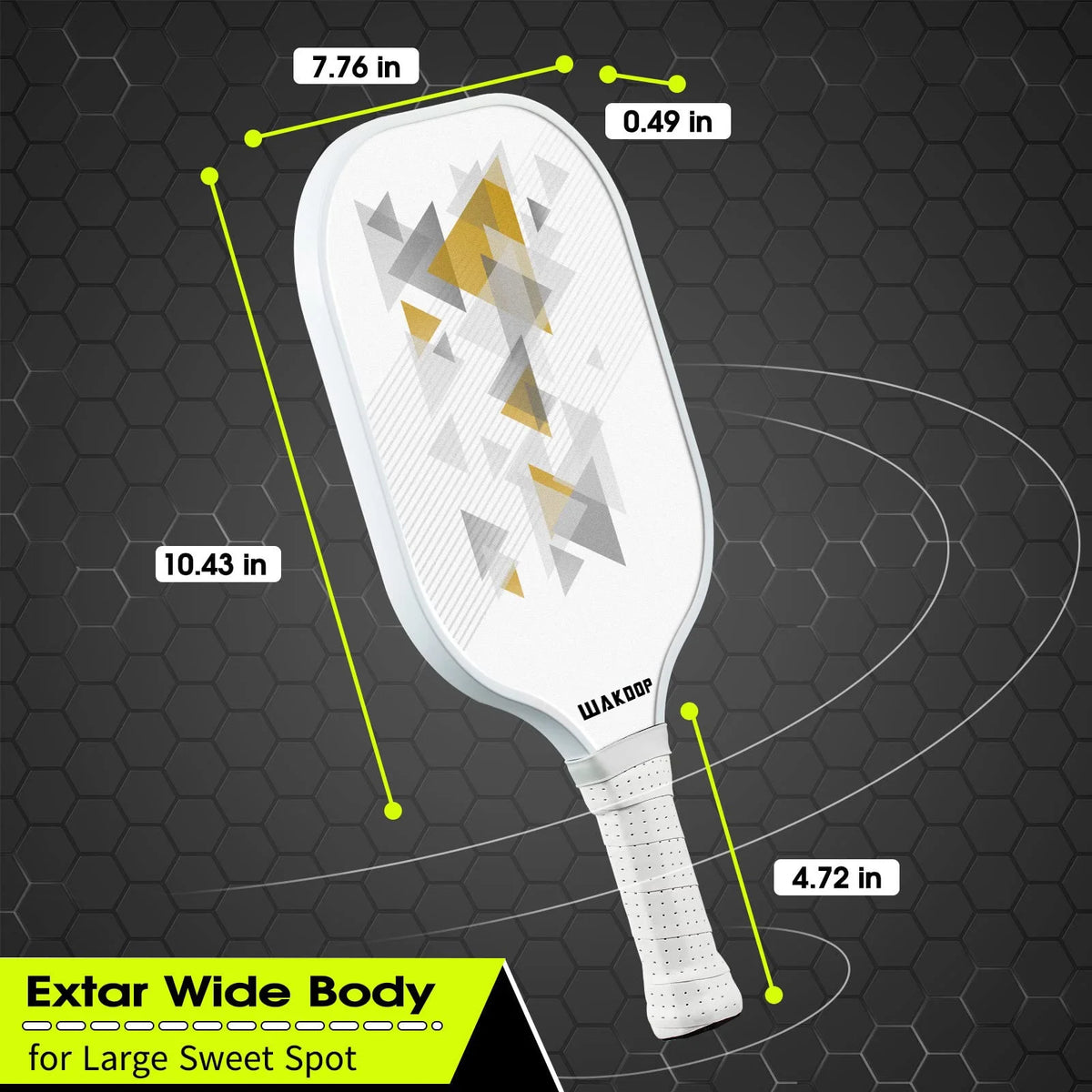 Composite Pickleball Paddle with Cover H607104