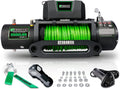 9500 lb. Load Capacity Waterproof IP67 Electric Winch with Hawse Fairlead, Synthetic Rope Winch P935817