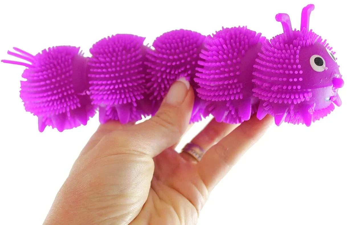 Set of 2 Caterpillar 8" Fidget Sensory Toy P189396