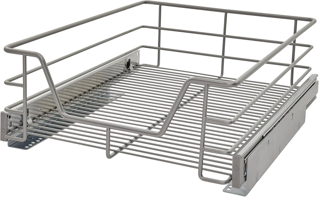 11.5-Inch Wide Kitchen Single Tier Cabinet Pull Out Basket H1791