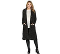 Dark Charcoal Duster with Oversized Lapels P980