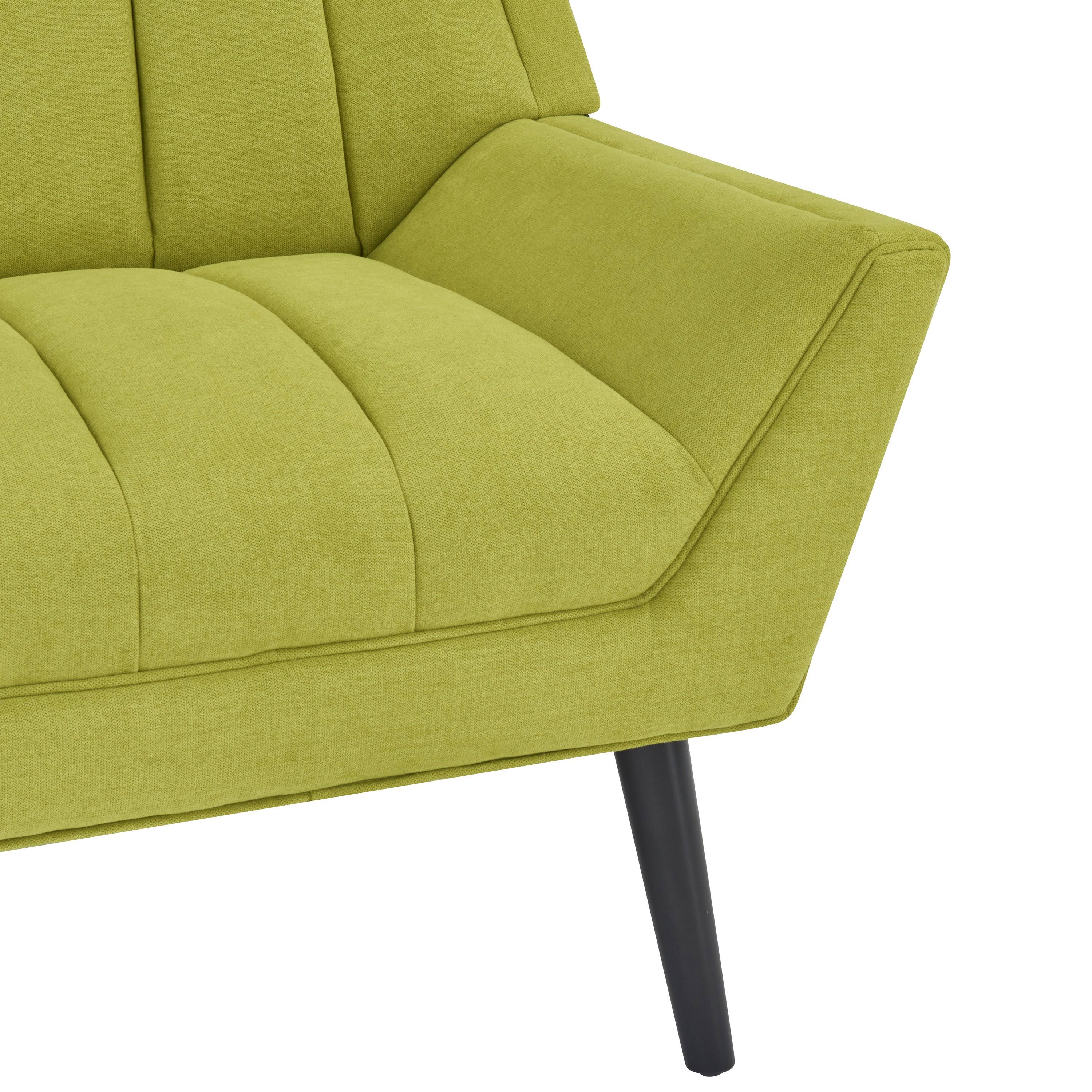 Turquoise Blue Velvet Channel Tufted Armchair Q639867